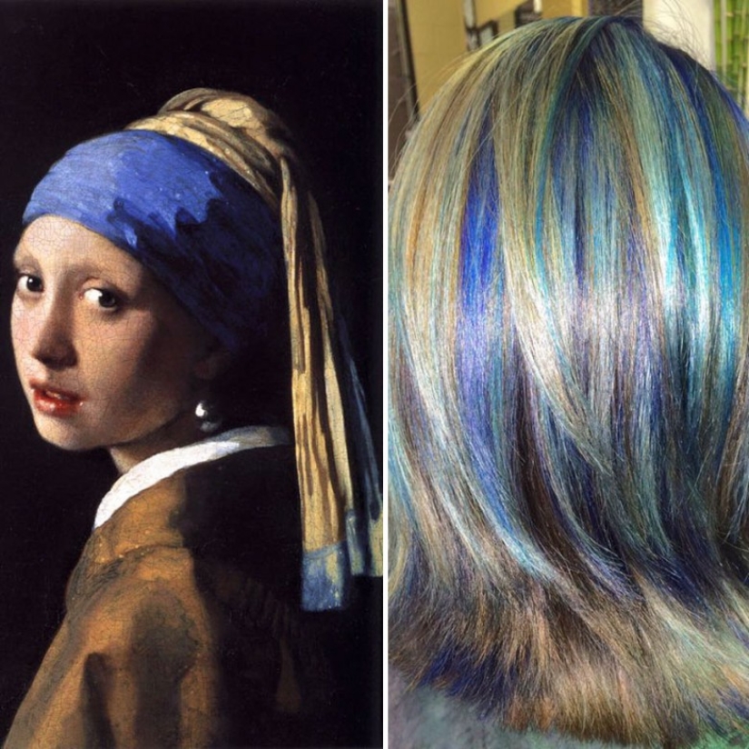 Stylist turns hairstyles into classic pieces of art