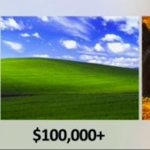 Such different wallpapers: Microsoft paid 100 thousand for "Serenity" and 45 dollars for "Autumn"