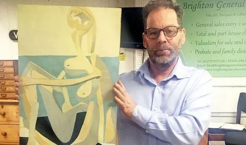 Suerte, mucha suerte: un hombre compró un Picasso original por el precio de un marco antiguo