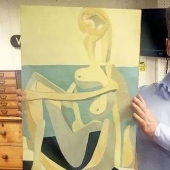 Suerte, mucha suerte: un hombre compró un Picasso original por el precio de un marco antiguo