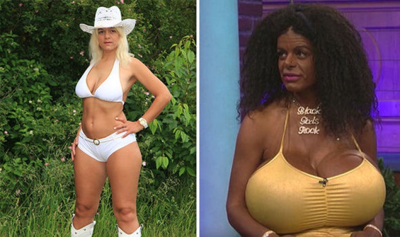 Sun-struck: a blonde model from Germany has become dark-skinned and wants to move to Africa