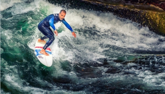Surf en la jungla de cemento de Múnich