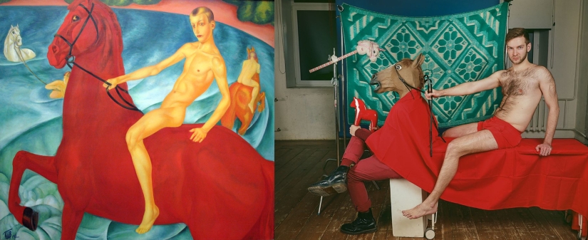 "Take a picture like Rembrandt": a public with successful parodies of famous paintings