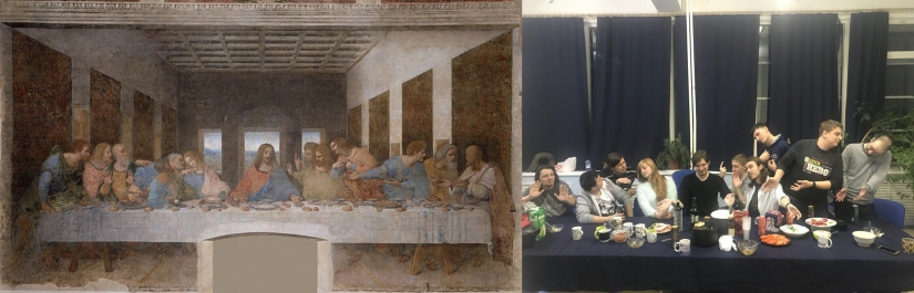 "Take a picture like Rembrandt": a public with successful parodies of famous paintings