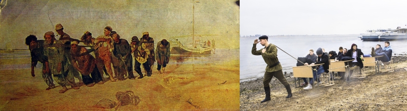 "Take a picture like Rembrandt": a public with successful parodies of famous paintings