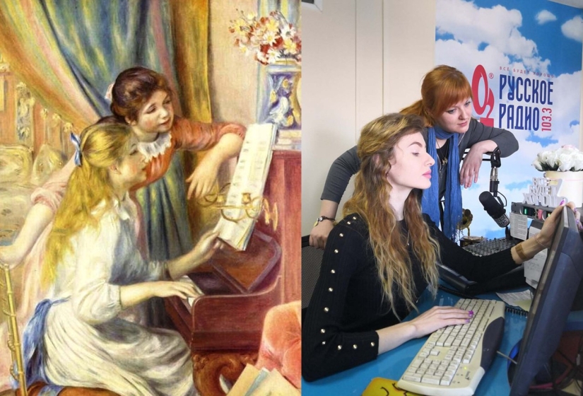 "Take a picture like Rembrandt": a public with successful parodies of famous paintings