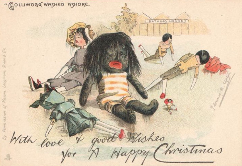 Tarjetas navideñas victorianas que te harán dudar de las buenas intenciones del remitente