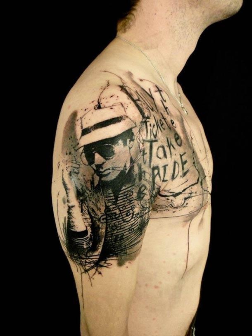 Tatuajes de obras maestras de un tatuador francés