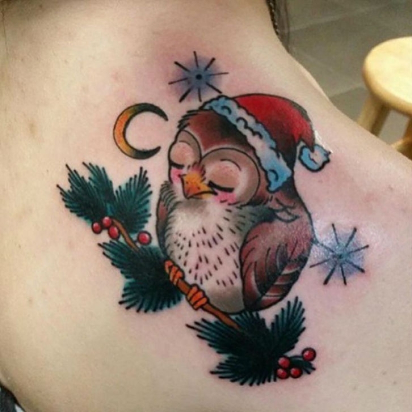 Tatuajes navideños, o cómo recordar tu Año Nuevo para siempre