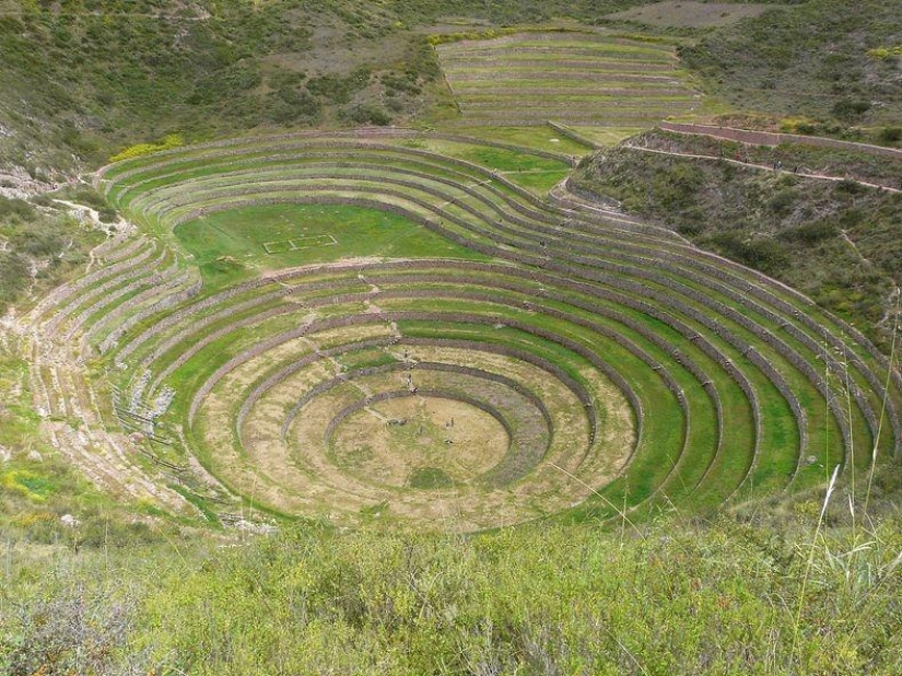 Terrazas agrícolas místicas de la Moray Inca