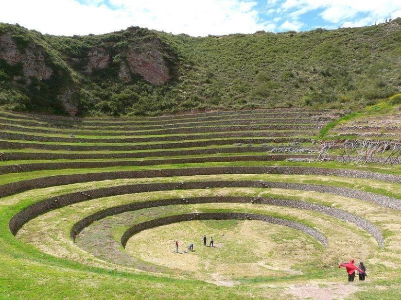 Terrazas agrícolas místicas de la Moray Inca