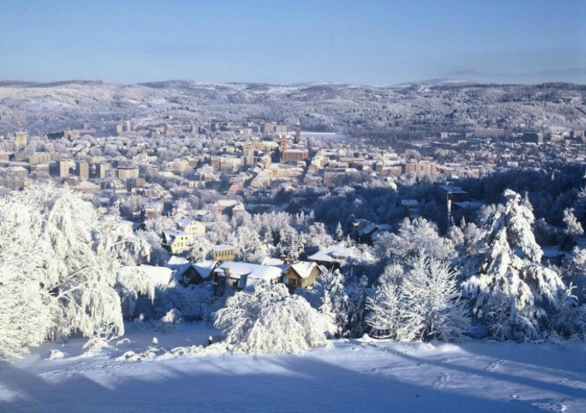 The 30 most picturesque cities of this winter