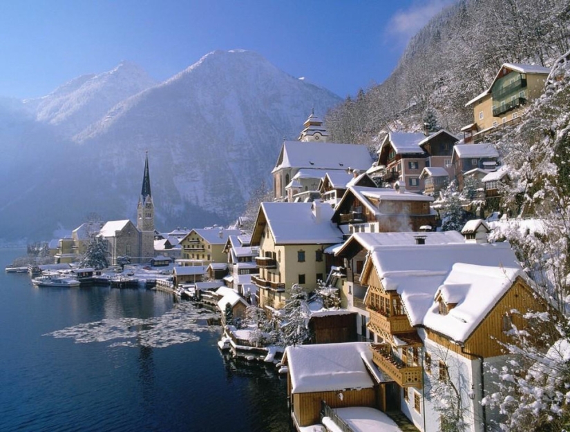 The 30 most picturesque cities of this winter