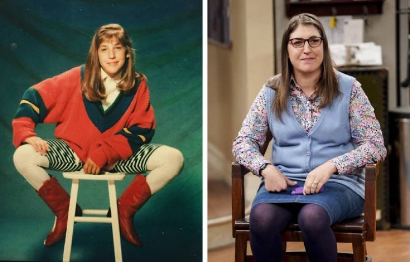 The actors of the "Big Bang Theory" before they became famous