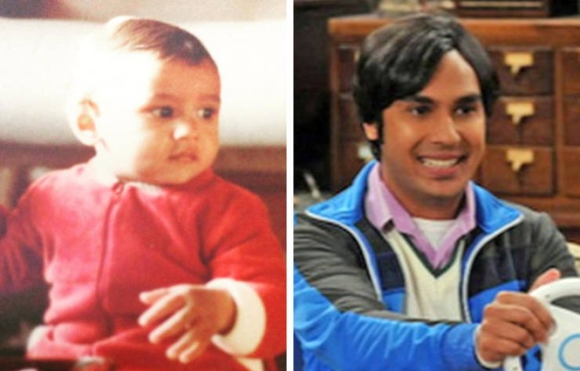 The actors of the "Big Bang Theory" before they became famous