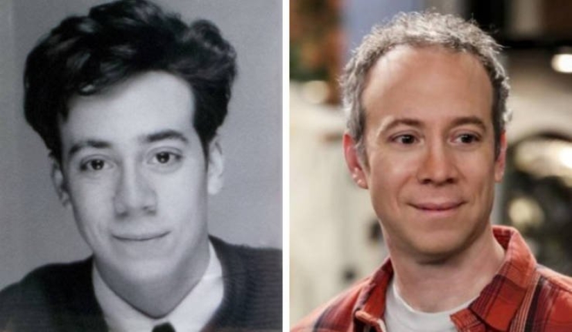 The actors of the "Big Bang Theory" before they became famous