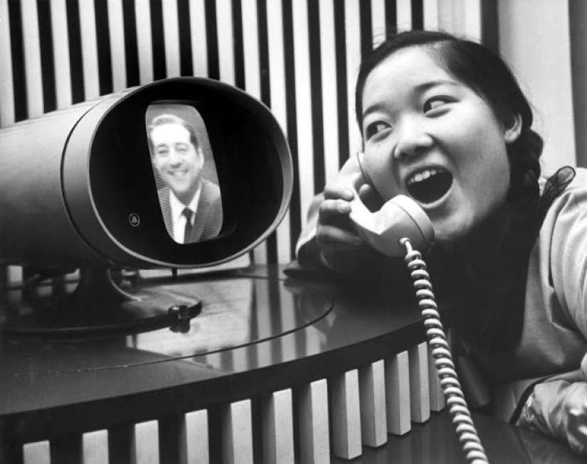 The ancestor of Skype and FaceTime: the first videophone phone on which it was possible to see each other