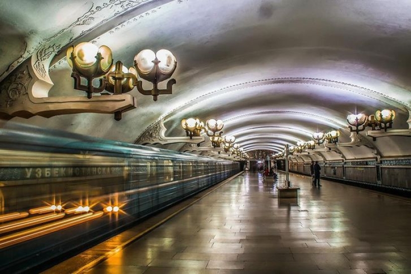 The beauty of the Tashkent metro