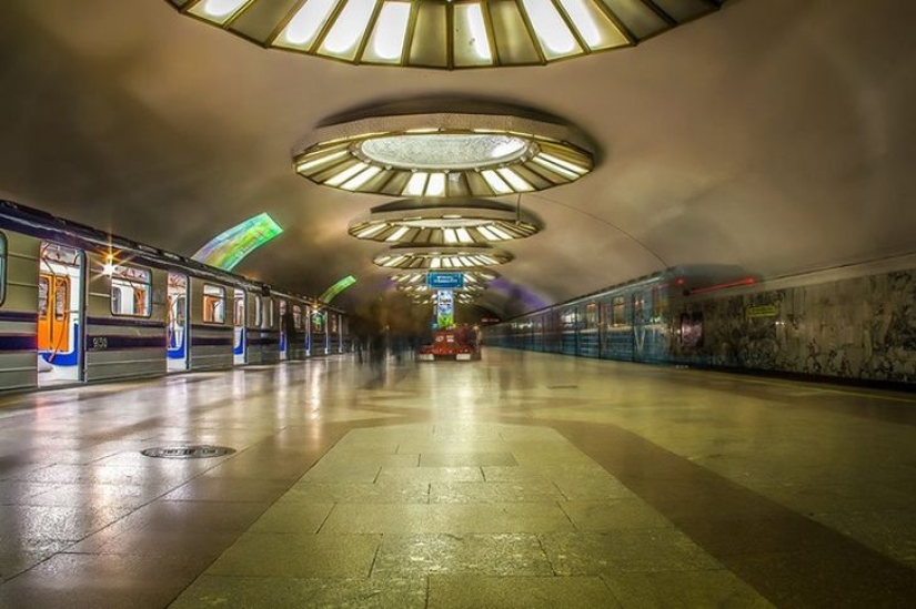 The beauty of the Tashkent metro