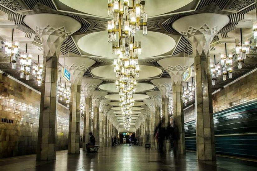 The beauty of the Tashkent metro