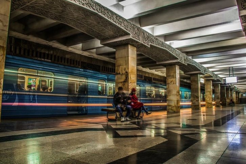 The beauty of the Tashkent metro