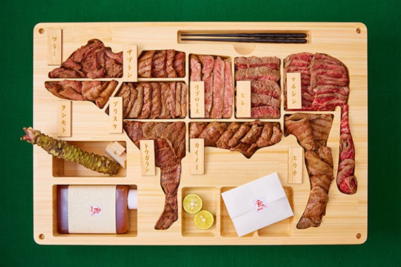 The best gift for true meat lovers: bento with premium marbled beef from Japan