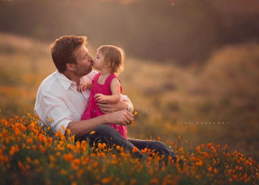 The best works of the photo contest "Father and Child"