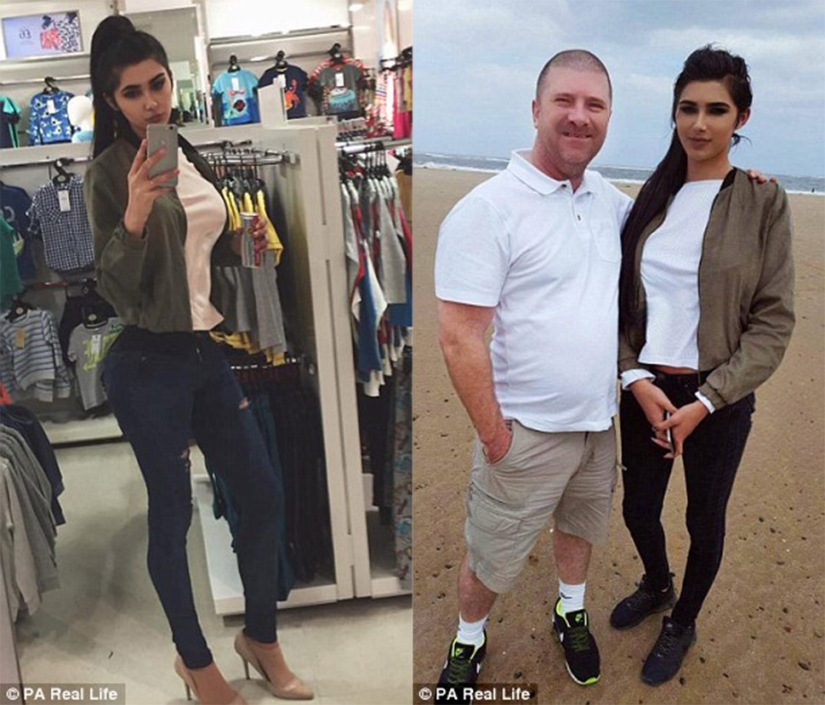 The boy went on vacation, and returned as a girl similar to Kim Kardashian