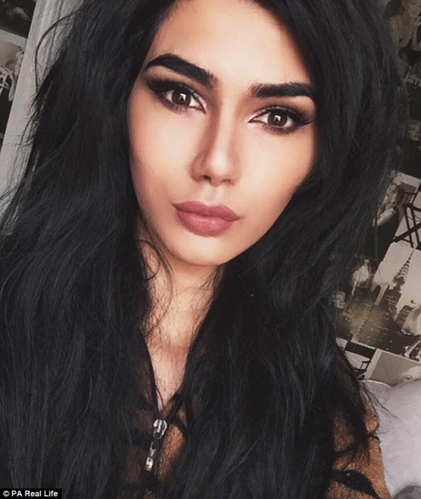 The boy went on vacation, and returned as a girl similar to Kim Kardashian