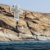 The chapel in the cliff above the cliff is the perfect place to reflect on the eternal