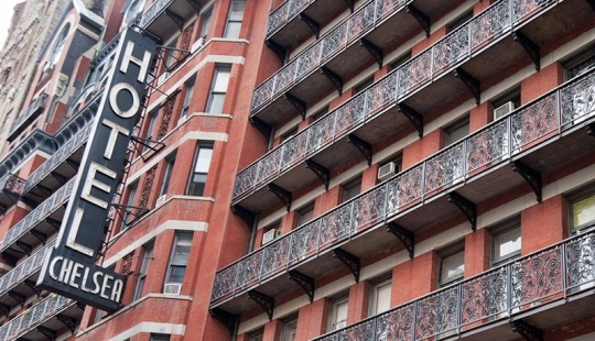 The Chelsea Hotel is the home of the New York bohemia