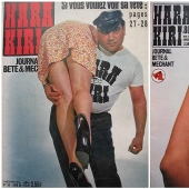 The covers of France's most hooligan magazine of the last century