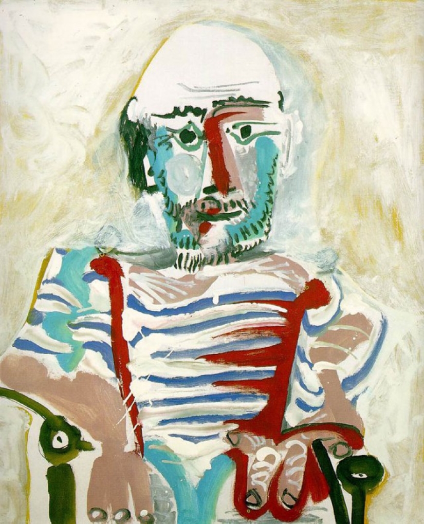 The evolution of Picasso's self-portrait: from 15 to 90 years