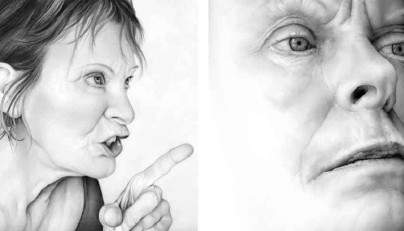 The Flesh Project: Kat Riley's realistic drawings explore the theme of body and touch