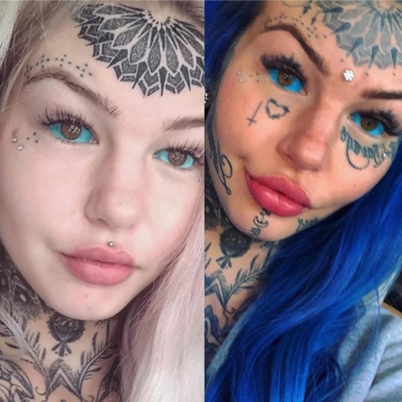 The girl with the dragon's eyes: an Australian woman went blind after getting a tattoo on her eyeballs