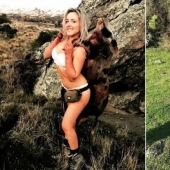 The huntress was harshly criticized for publishing candid photos with prey