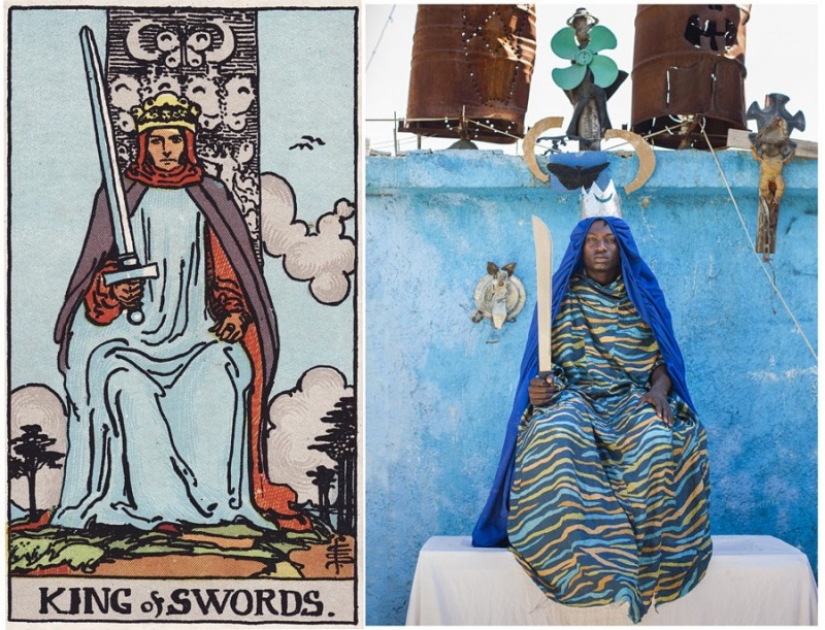 The inhabitants of Haiti have brought to life the mysterious Tarot cards