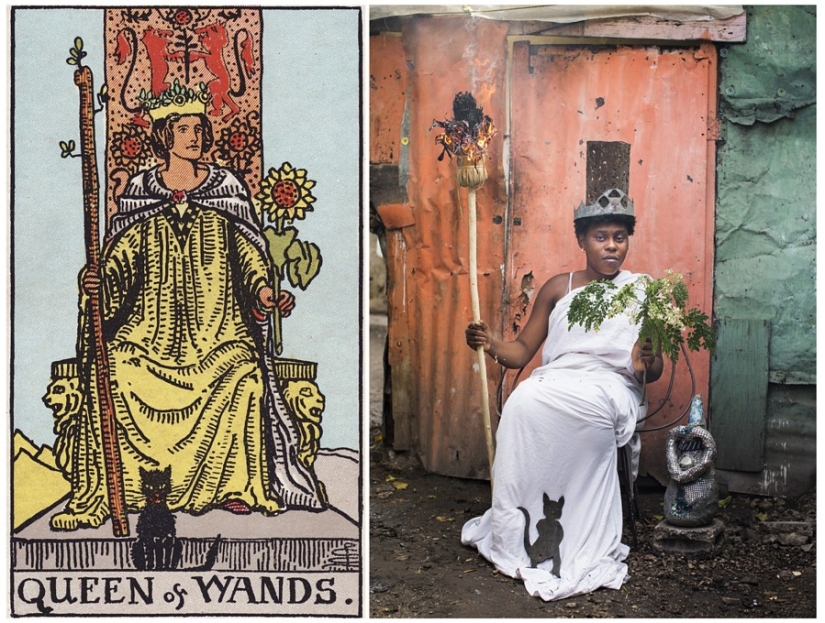 The inhabitants of Haiti have brought to life the mysterious Tarot cards