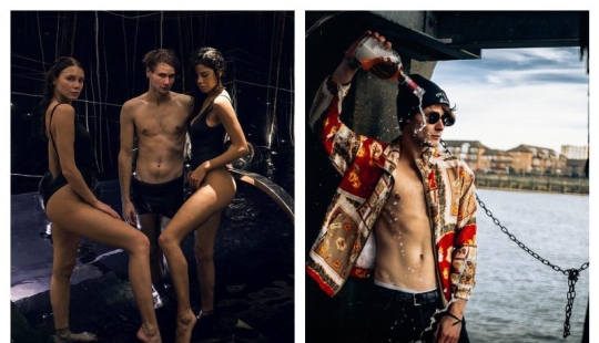 The kid in a million: the son of an Australian rich man spends his life riding in luxury cars with glamorous beauties