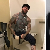 The loss of a leg helped the former soldier to find himself