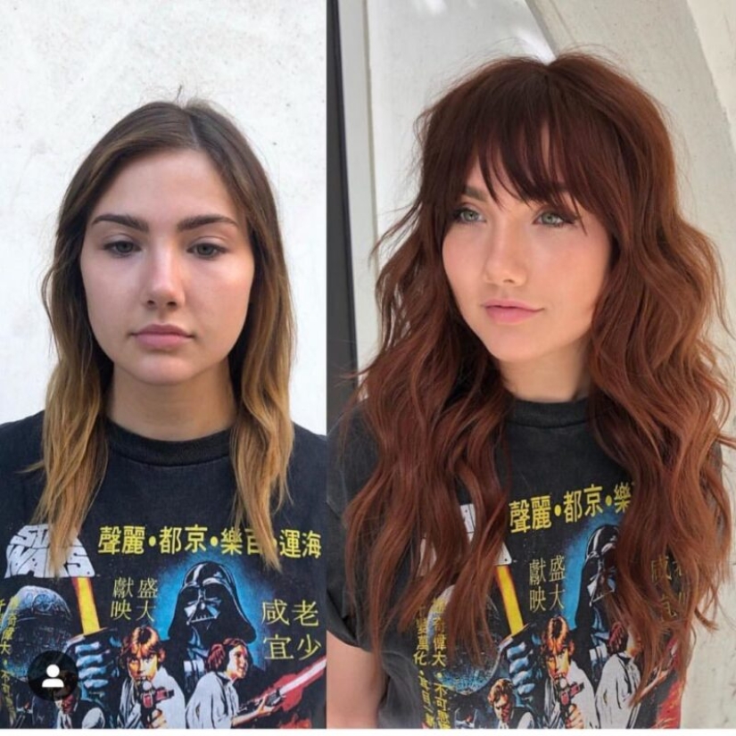 The magic of bangs: 20 photo examples of what this little detail of a haircut is capable of