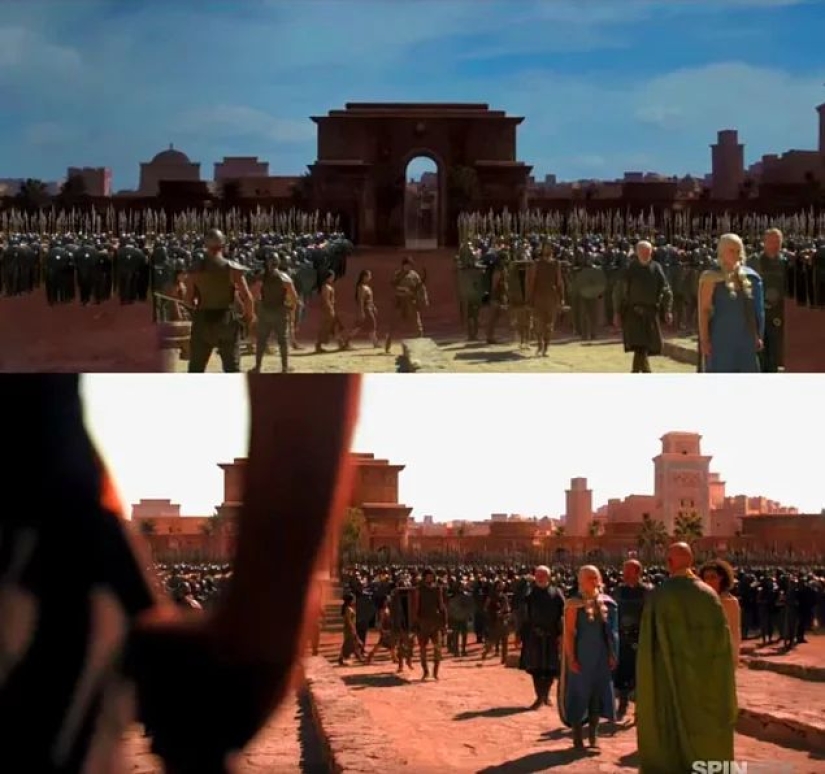 The Magic of Chromakey: 15 new shots of Game of Thrones before and after applying special effects