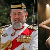 The Malaysian monarch broke up with his Russian wife because of intimacy in the pool