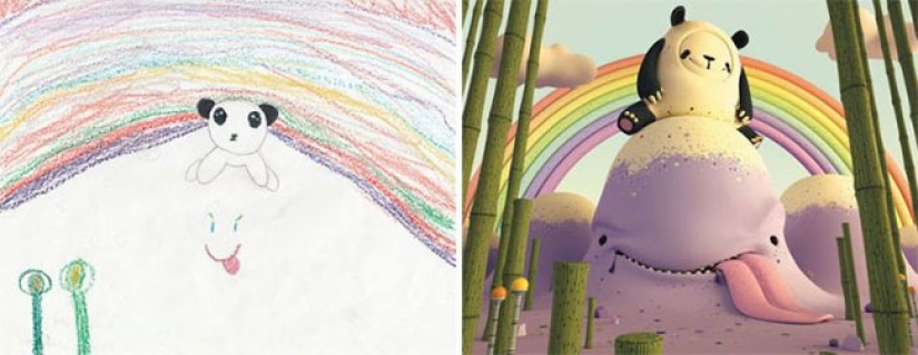 The Monsters project: artistas crean mundos fantásticos a partir de dibujos infantiles