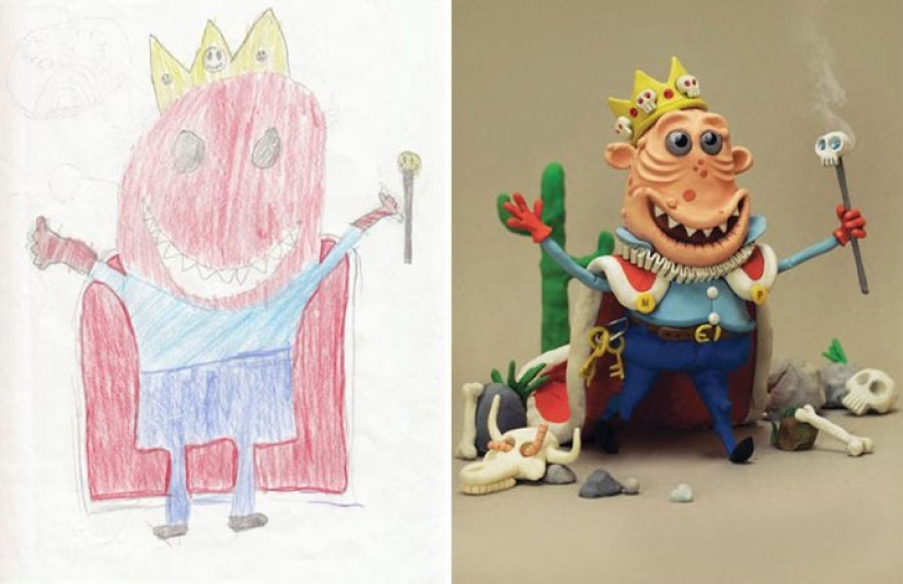 The Monsters project: artistas crean mundos fantásticos a partir de dibujos infantiles