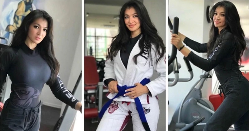 The most beautiful in the world: the new "title" of the 26-year-old queen of jiu-jitsu from Kazakhstan