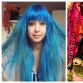 The most unusual emo girl radically transformed herself with tattoos and piercings