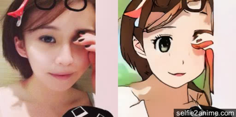 The neural network Selfie2Anime will turn you into an anime hero in the photo