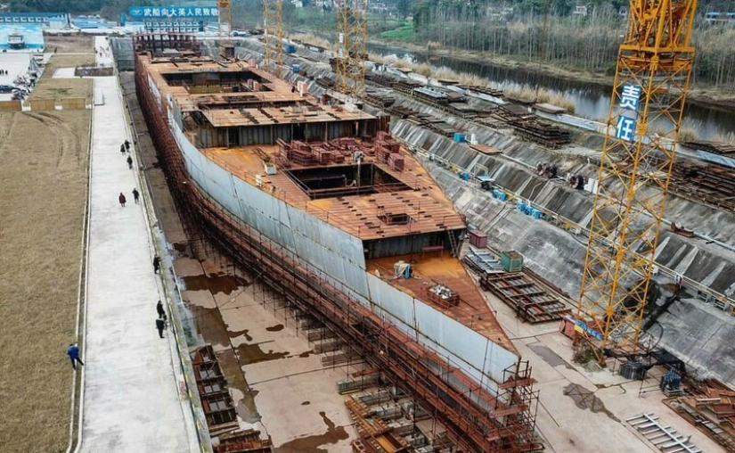The new Chinese-made Titanic will be launched in 3 years