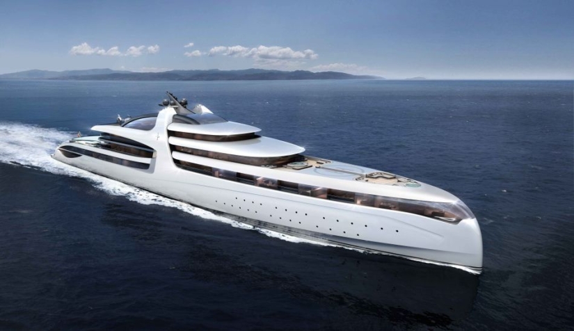 The new Italian super-yacht is a real floating palace